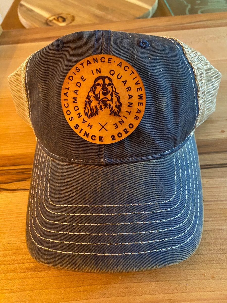 Cocker Spaniel Face Social Distance Hat