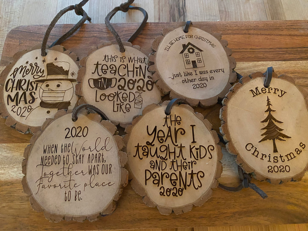 Living Edge Wooden Christmas Ornaments