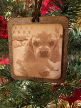 Load image into Gallery viewer, Custom Wooden Photo Ornament