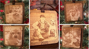 Custom Wooden Photo Ornament